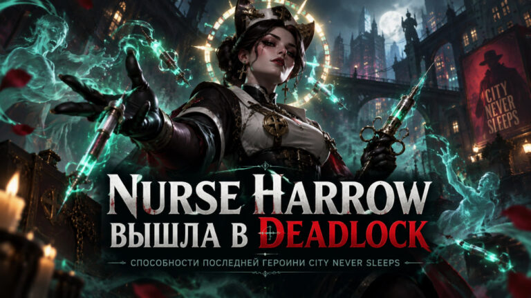 Nurse Harrow вышла в Deadlock: способности последней героини City Never Sleeps