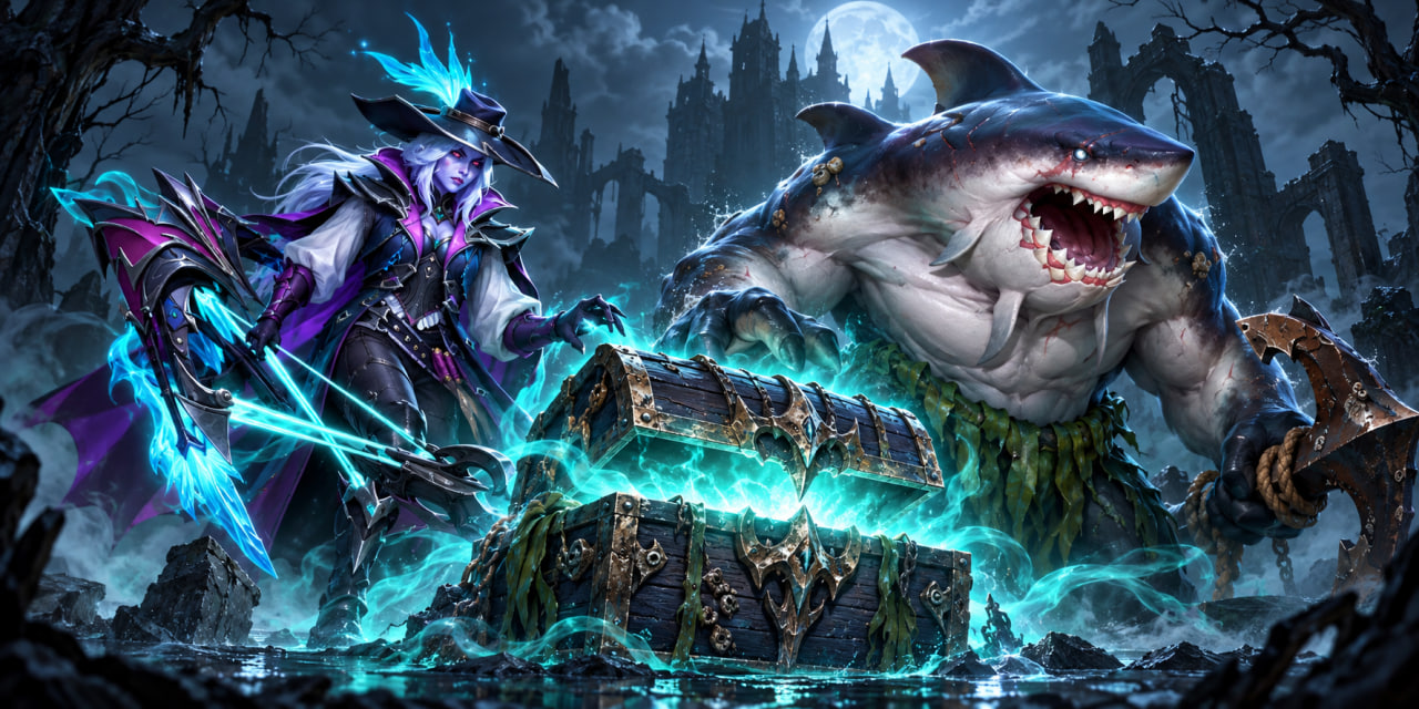 Trove of Terror в Dota 2: аркана на Tidehunter и что внутри сокровищницы